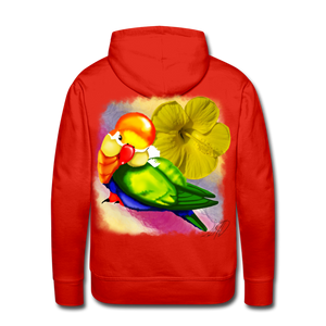 “Pretty Bird” Men’s Premium Hoodie - red