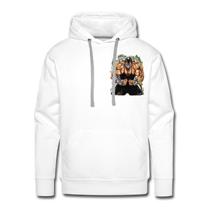 “Fear Me” Pullover Men’s Premium Hoodie - white