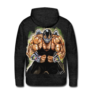 “Fear Me” Pullover Men’s Premium Hoodie - charcoal grey