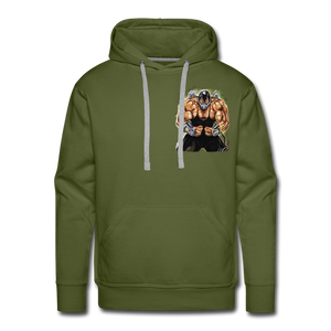 “Fear Me” Pullover Men’s Premium Hoodie - olive green