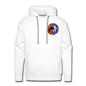 “ Yin & Yang” Men’s Premium Hoodie - white