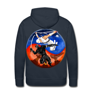 “ Yin & Yang” Men’s Premium Hoodie - navy