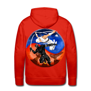 “ Yin & Yang” Men’s Premium Hoodie - red