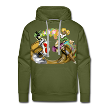 Load image into Gallery viewer, “SK8” Men’s Premium Hoodie - olive green
