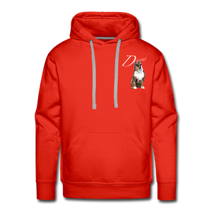 “Pressure Creates” Men’s Premium Hoodie - red