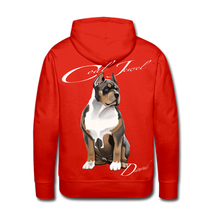 “Pressure Creates” Men’s Premium Hoodie - red