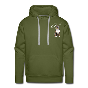 “Pressure Creates” Men’s Premium Hoodie - olive green