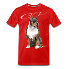 Load image into Gallery viewer, “Pressure Creates” Men&#39;s Premium T-Shirt - red
