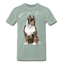 Load image into Gallery viewer, “Pressure Creates” Men&#39;s Premium T-Shirt - steel green
