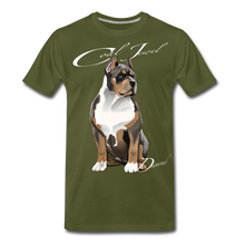 Load image into Gallery viewer, “Pressure Creates” Men&#39;s Premium T-Shirt - olive green
