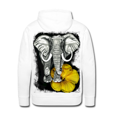 “Beauty & The Bull” Men’s Premium Hoodie - white