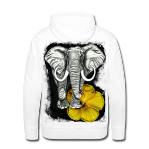 “Beauty & The Bull” Men’s Premium Hoodie - white