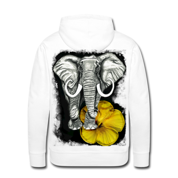 “Beauty & The Bull” Men’s Premium Hoodie - white