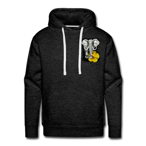 “Beauty & The Bull” Men’s Premium Hoodie - charcoal grey