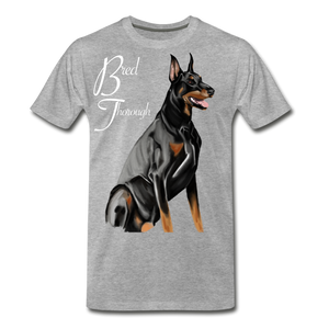 Bred Thorough Men's Premium T-Shirt - heather gray