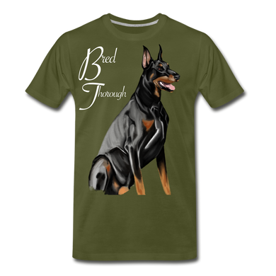 Bred Thorough Men's Premium T-Shirt - olive green