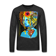 Load image into Gallery viewer, Men&#39;s &quot;Blue Honey&quot; Premium Long Sleeve T-Shirt - charcoal grey
