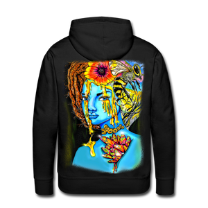 Men’s "Blue Honey" Premium Hoodie - black