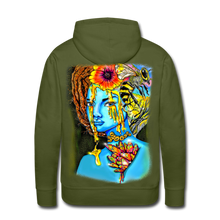 Load image into Gallery viewer, Men’s &quot;Blue Honey&quot; Premium Hoodie - olive green
