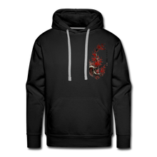 Load image into Gallery viewer, ‘Dancing Crane’ Men’s Premium Hoodie - black
