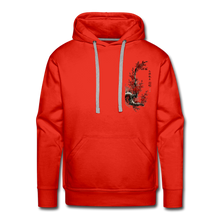 Load image into Gallery viewer, ‘Dancing Crane’ Men’s Premium Hoodie - red
