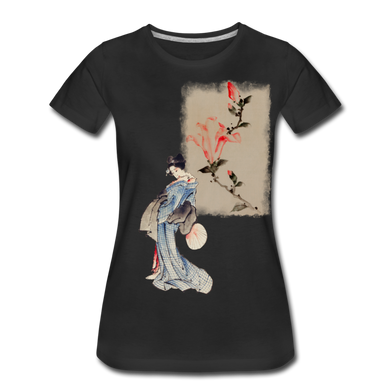 Geisha  Women’s Premium T-Shirt - black