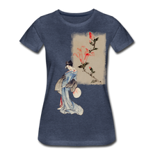 Load image into Gallery viewer, Geisha  Women’s Premium T-Shirt - heather blue
