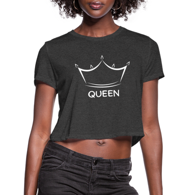 Women's Cropped T-Shirt - deep heather