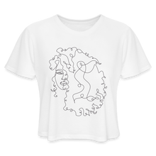 Load image into Gallery viewer, Women&#39;s &quot;Curly Girl&quot; Cropped T-Shirt - white
