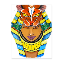 Load image into Gallery viewer, “Queen’s Headress” Poster 18x24 - white
